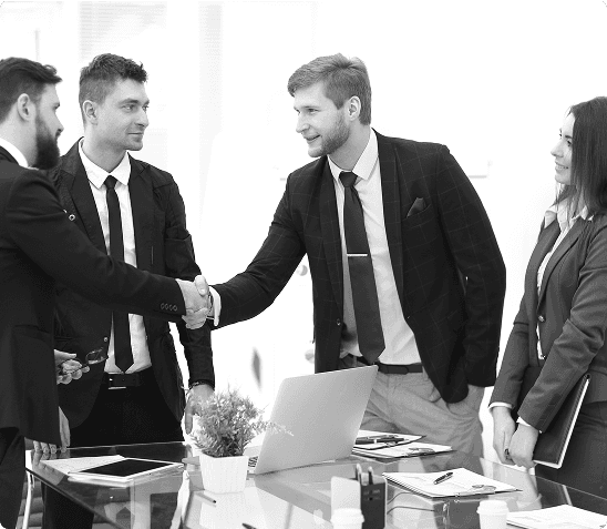 Professional handshake